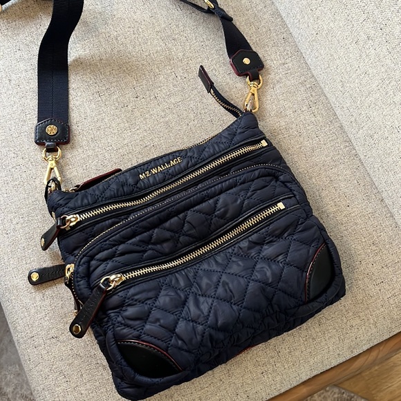 MZ Wallace Bags Mz Wallace Crossbody Bag Navy Quilted Poshmark